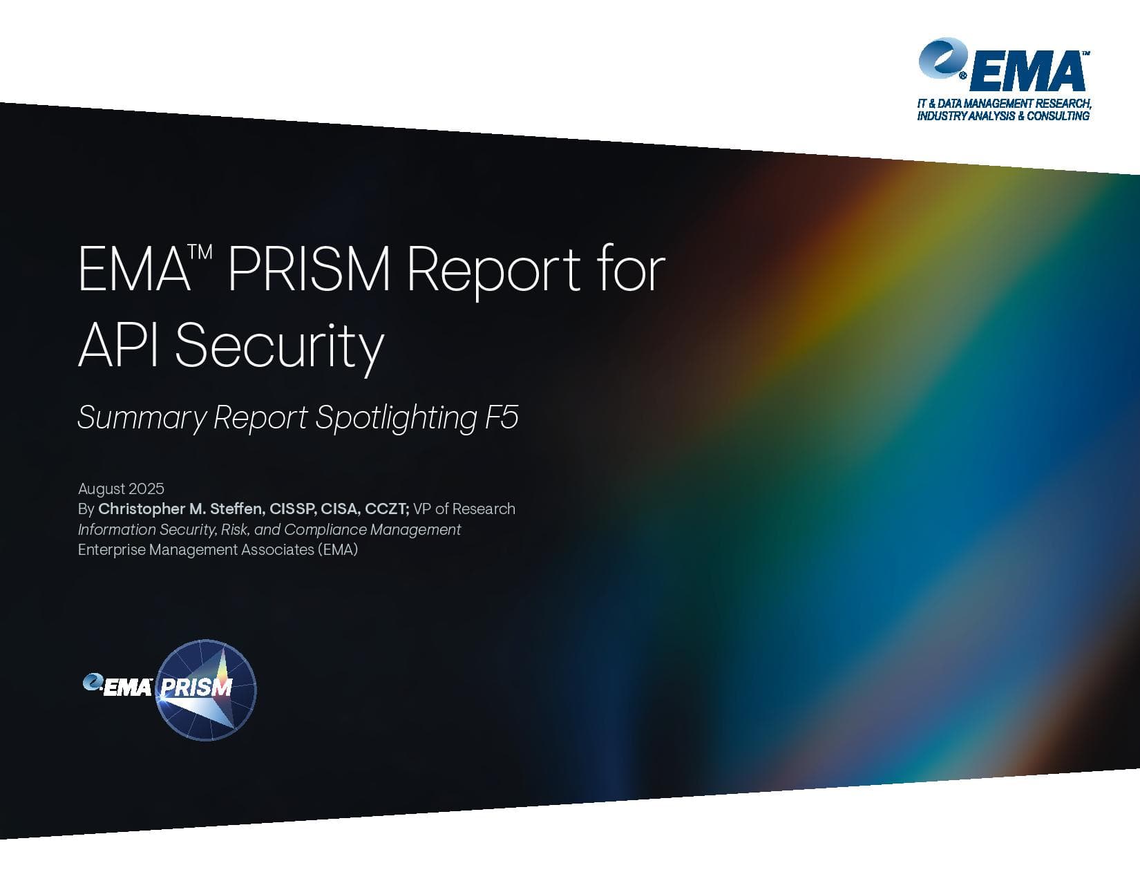 F5 Awarded Overall Platinum Rating in the EMA™ PRISM Report for API Security